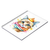 アイスクリームと猫のノートブック ノートブック (左側)