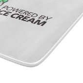 アイスクリームによって動力を与えられる カッティングボード (角)