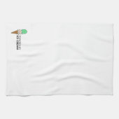 アイスクリームによって動力を与えられる キッチンタオル (横)