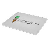 アイスクリームのための部屋が常にあります カッティングボード (角)