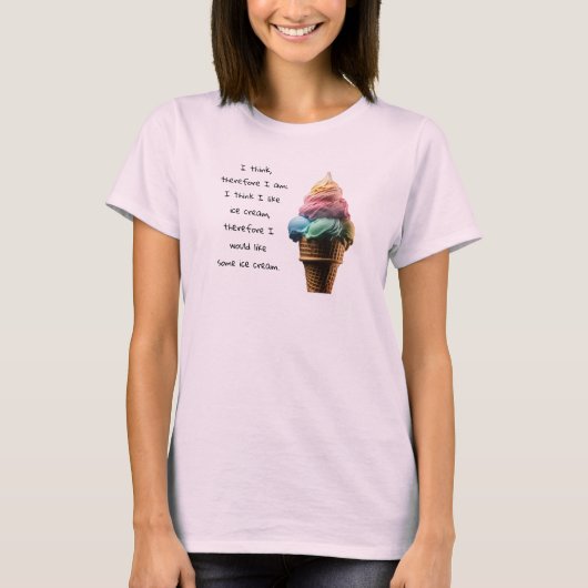 アイスクリームのように Tシャツ (正面)