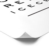 アイスクリームのアイチャートより愛してる ポスター (角)