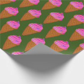 アイスクリームのアユ包み紙 ラッピングペーパー (角)