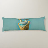 アイスクリームのアートワークが大好き ボディピロー (裏面)