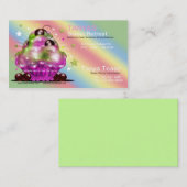 アイスクリームのサンデーの鋭いさくらんぼのトッピングの名刺 名刺 (正面/裏面)