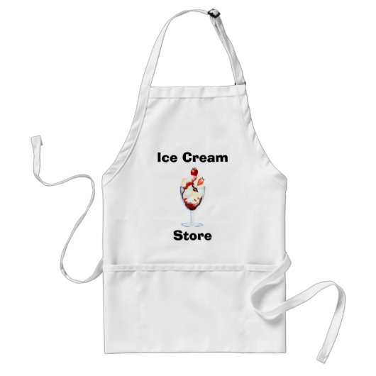アイスクリームのサンデー! スタンダードエプロン (正面)