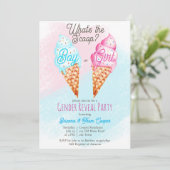 アイスクリームのジェンダー発表の真相は？ 招待状 (スタンド正面)