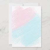 アイスクリームのジェンダー発表の真相は？ 招待状 (裏面)