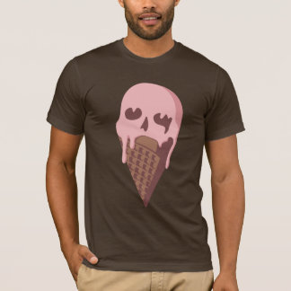 アイスクリームのスカル Tシャツ