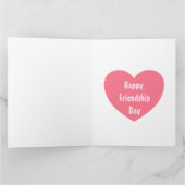 アイスクリームのスコップが可愛らしいロマンチックなバレンタインデー カード (内部)