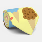 アイスクリームのタイ ネクタイ (ロール)