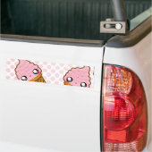 アイスクリームのデュオ バンパーステッカー (トラック上)