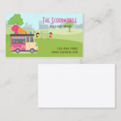 アイスクリームのトラック 名刺 (正面/裏面)