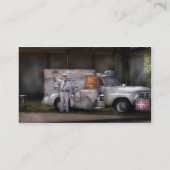 アイスクリームのトラック-私達はアイスクリームを販売します 名刺 (裏面)