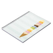 アイスクリームのノート ノートブック (左側)