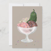 アイスクリームのピクルス サンキューカード (正面)