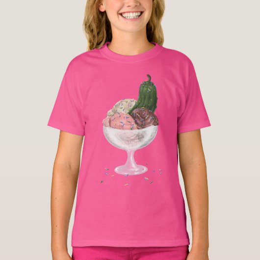 アイスクリームのピクルス Tシャツ (正面)