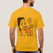 アイスクリームのペンキの仕事 Tシャツ (裏面)