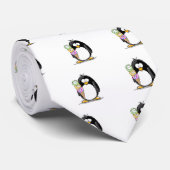 アイスクリームのペンギン ネクタイ (ロール)