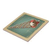 アイスクリームのレトロのイラストレーション タイル (側面)