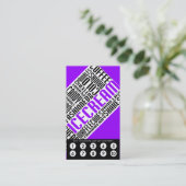 アイスクリームのロイヤリティ(wordWEBs) ロイヤリティカード (スタンド正面)