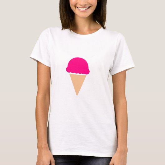 アイスクリームのワイシャツ Tシャツ (正面)