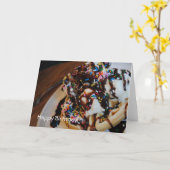 アイスクリームのワッフルのハッピーバースデーカード カード (黄色い花)