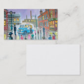 アイスクリームのヴァンの油絵 名刺 (正面/裏面)