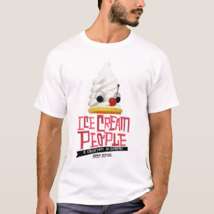 アイスクリームの人々"プロジェクトロゴ" Tシャツ
