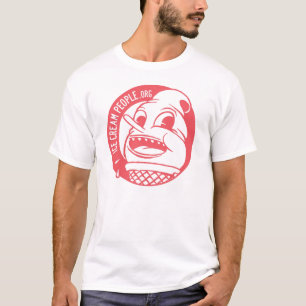 アイスクリームの人々"レトロのロゴ" Tシャツ