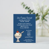 アイスクリームの会合のフライヤ 招待状 (スタンド正面)