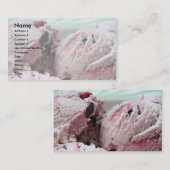 アイスクリームの名刺001 名刺 (正面/裏面)