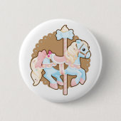 アイスクリームの回転木馬 缶バッジ (正面)