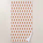 アイスクリームの夏の選好 ビーチタオル (正面)