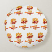 アイスクリームの夏の選好 ラウンドクッション (裏面)