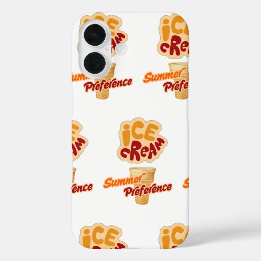 アイスクリームの夏の選好 Case-Mate iPhoneケース (裏面)