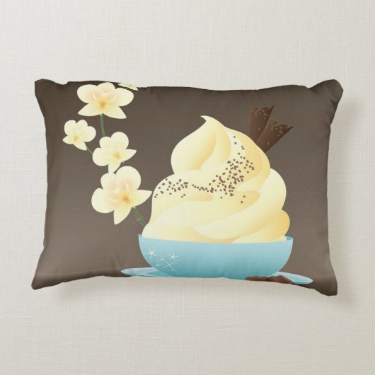 アイスクリームの御馳走 アクセントクッション (裏面)