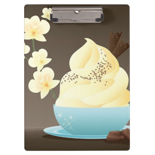 アイスクリームの御馳走 クリップボード (正面)