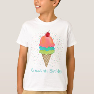 アイスクリームの御馳走 Tシャツ