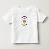アイスクリームの愛を磨く トドラーTシャツ (正面)