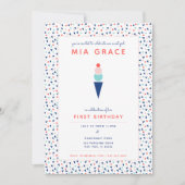 アイスクリームの招待状 招待状 (正面)