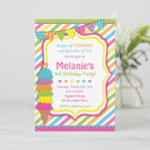 アイスクリームの招待/アイスクリームの招待 招待状 (スタンド正面)