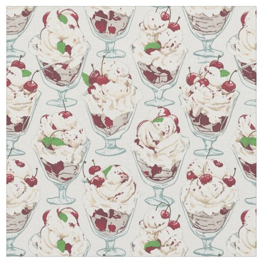 アイスクリームの日曜日 ファブリック (クローズアップ)