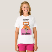 アイスクリームの日曜日 愛してる かわいい夏のデザイン Tシャツ (正面フル)