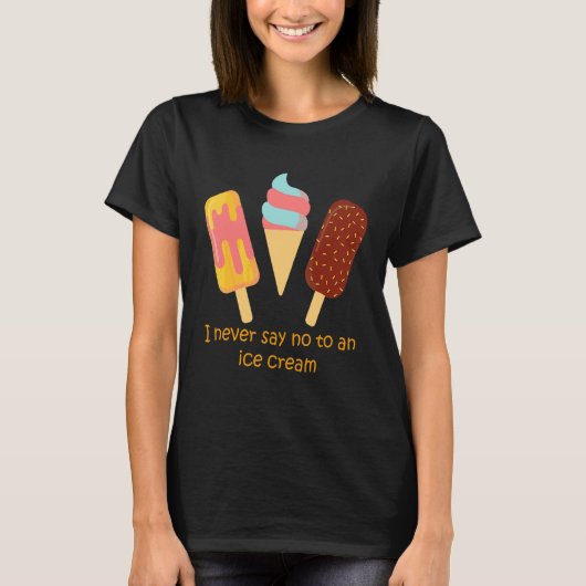 アイスクリームの日 Tシャツ (正面)