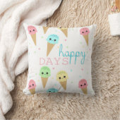 アイスクリームの枕 クッション (ブランケット)