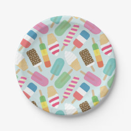 アイスクリームの紙皿 ペーパープレート