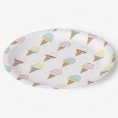 アイスクリームの素晴らしさ ペーパープレート (アングル)