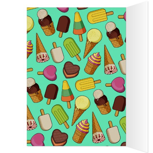 アイスクリームの背景 (内側 (左))