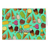 アイスクリームの背景 (正面横)